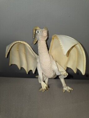 Schleich Bayala WHITE DRAGON FARAUN Fantasy Figure 70418 Eldrador Creature HTF!